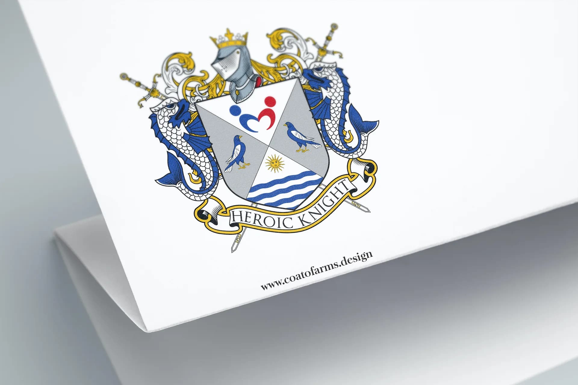 Coat of arms (emblem) I designed for a wine company from Hong Kong