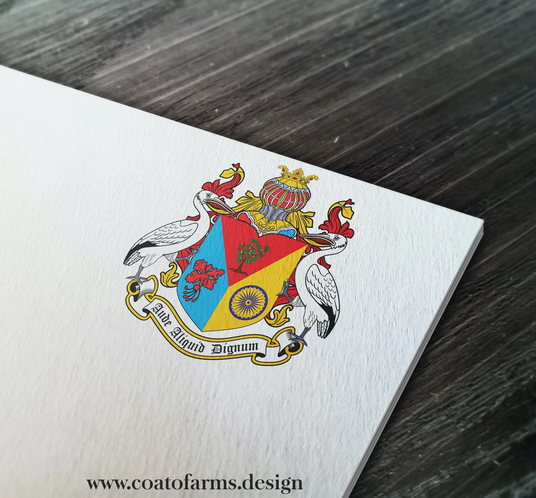 Coat of arms I designed for a USA citizen with a Barbados and Guyana ancestry