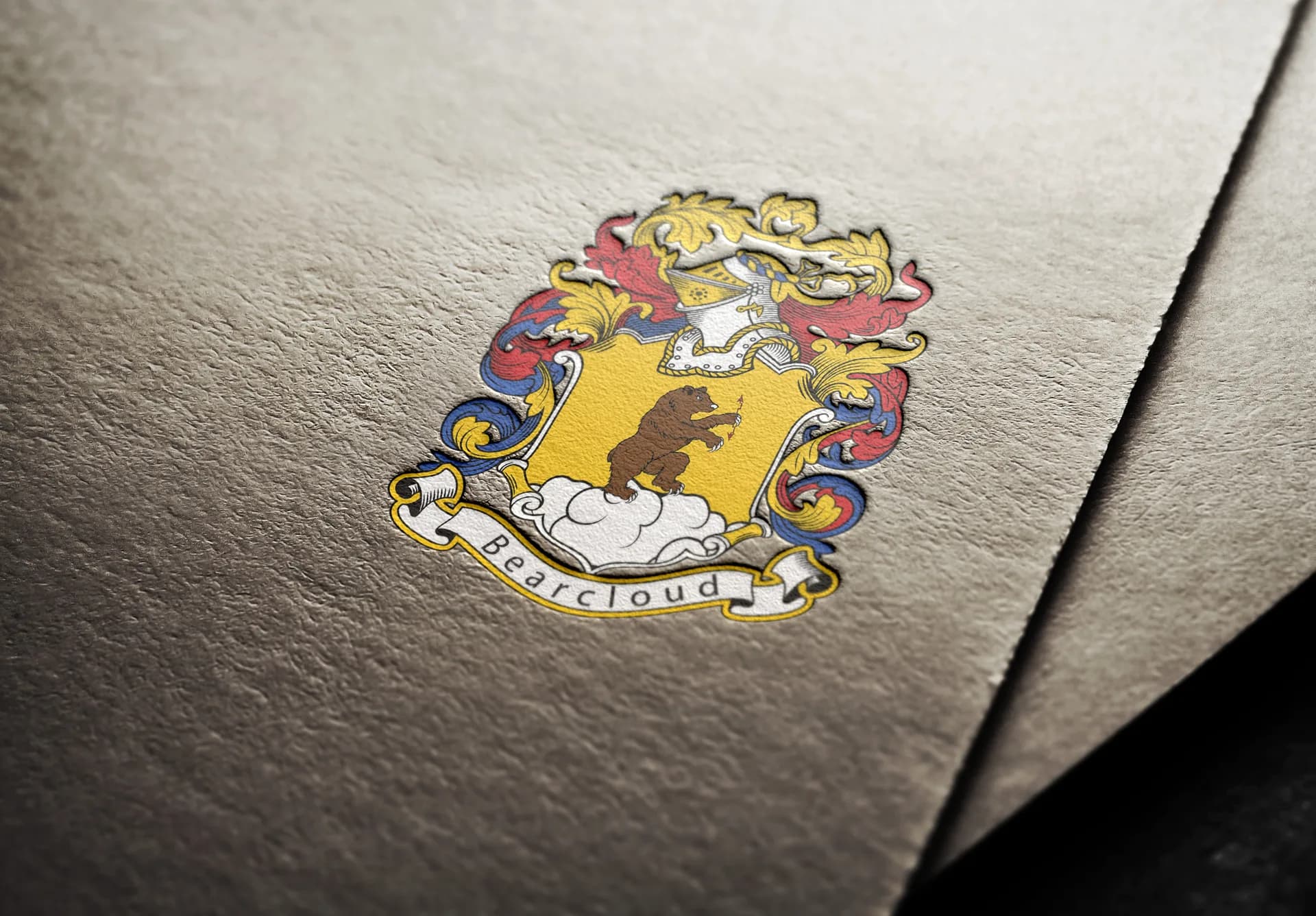 Coat of arms designed for a family from Canada