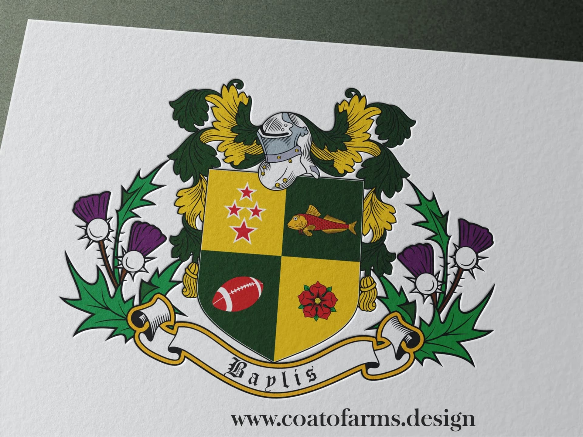 baylis coat of arms