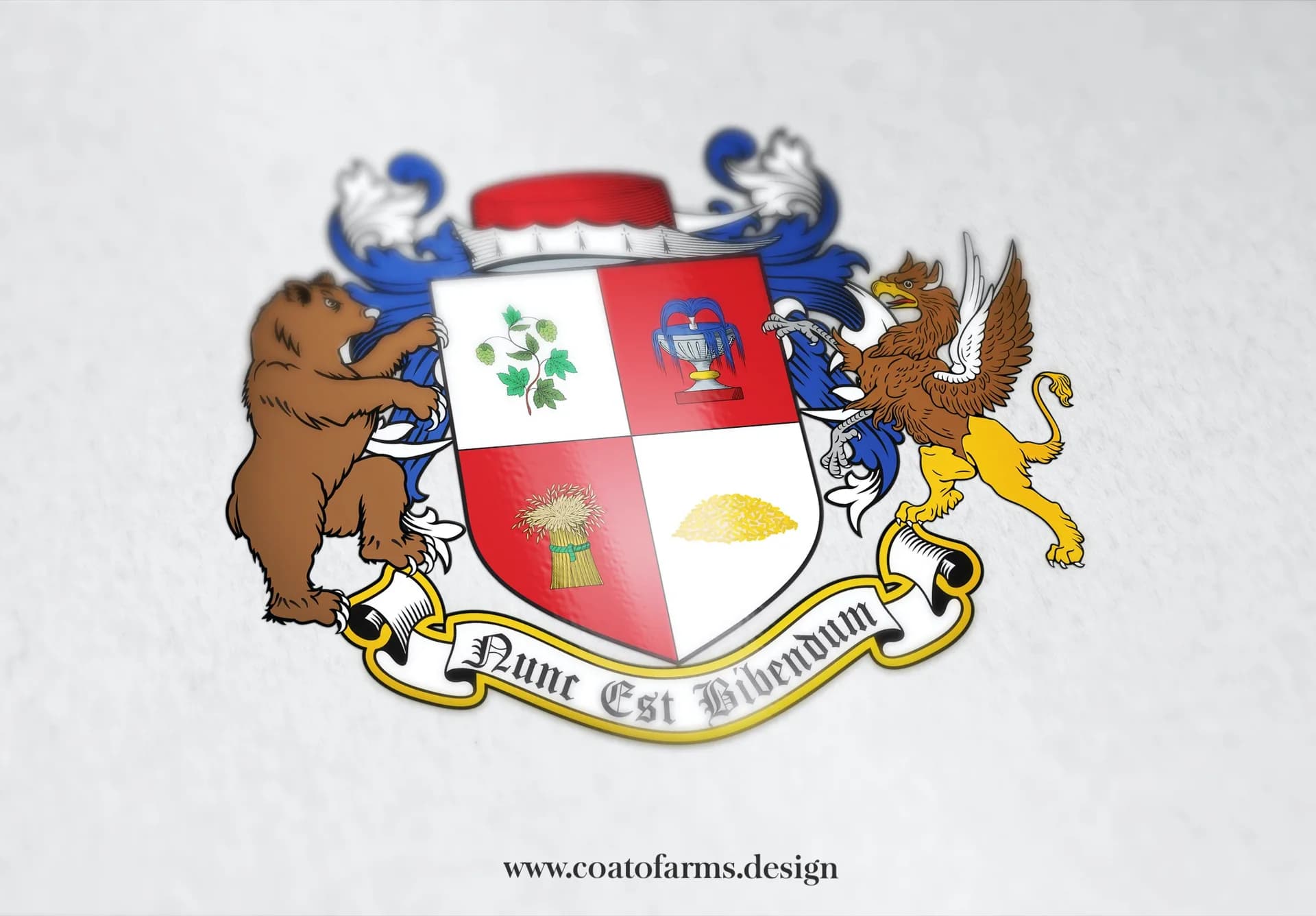 Coat of arms (emblem) I designed for a beer club from Australia