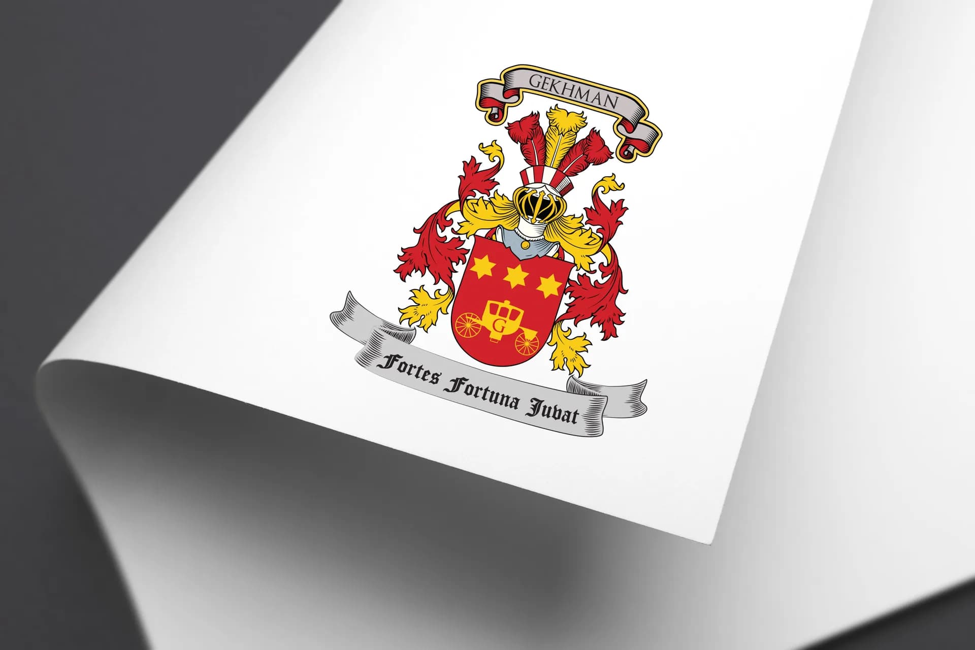Coat of arms I designed for a US Ballroom Dance Champion