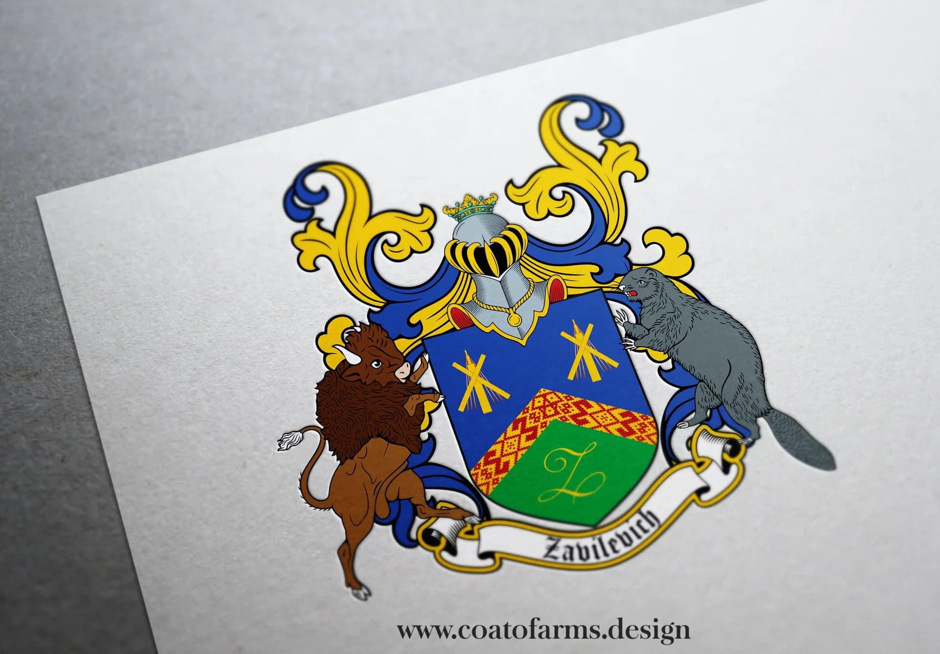 coat of arms for an American with Belarusian origin