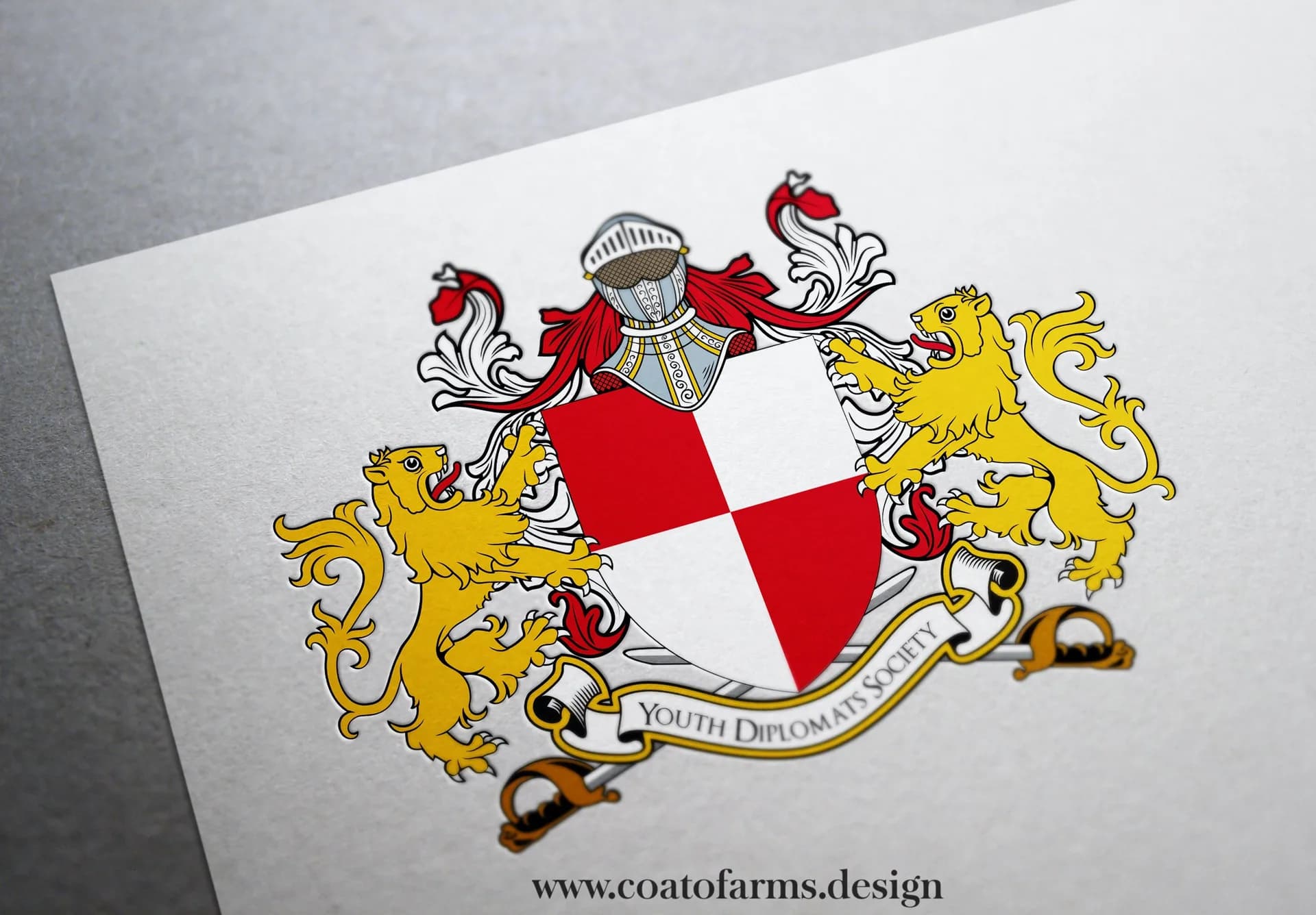 Coat of arms I designed for an institution's club from Singapore