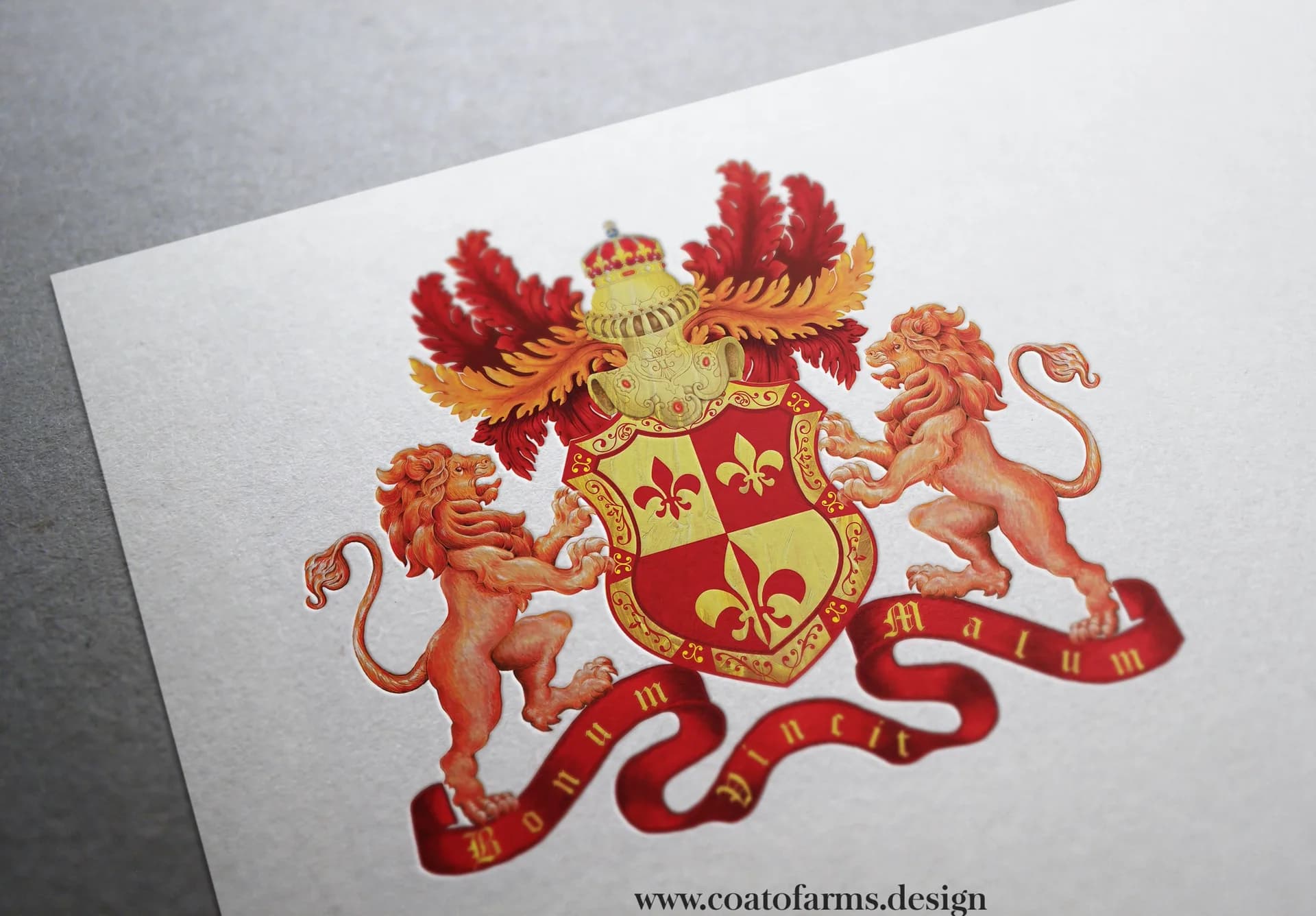 Coat of arms (emblem) I designed for a medical doctor from Germany